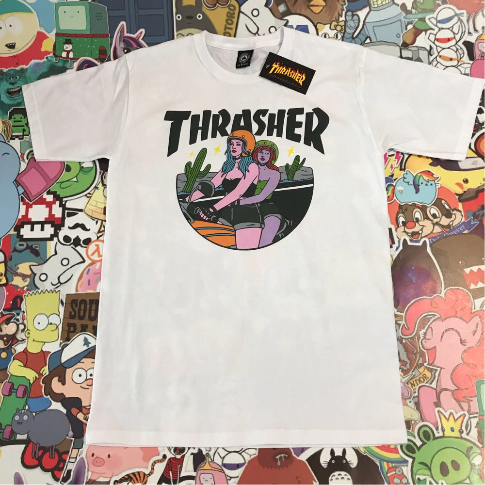 

Футболка белая LOYS Thrasher Mexico, Футболка белая LOYS Thrasher Mexico S