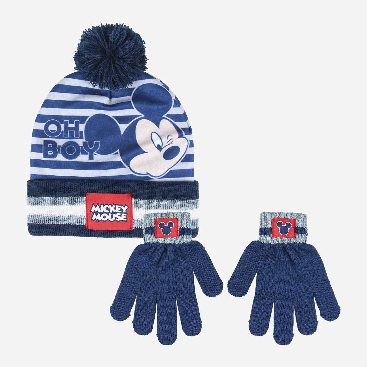 

Демисезонный комплект (шапка + перчатки) Disney Mickey 2200005851 54 см Нави/Синяя Полоска