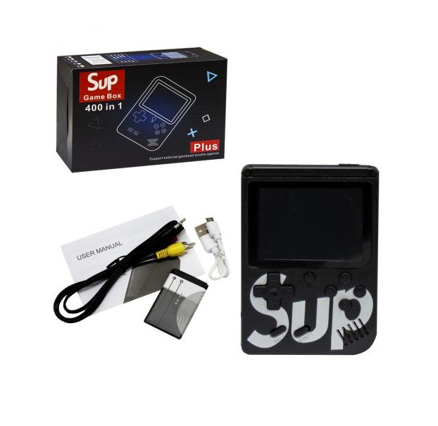 

Портативная консоль BBMTOYS "Retro FC SUP Game Box" 400 в 1 Чёрная (168601)