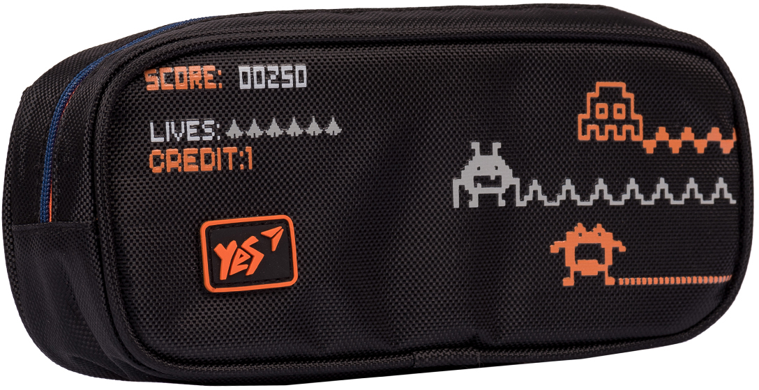 

Пенал мягкий YES PH-1-2 Game черный (533044)