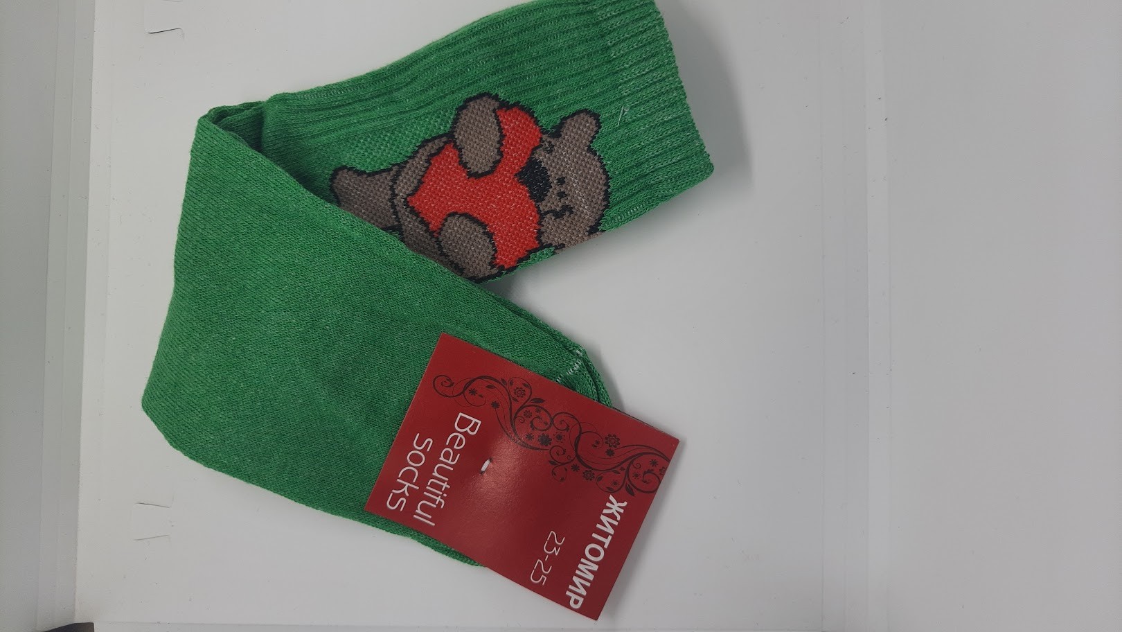 

Женские стрейчевые носки "Beautiful socks" Высокая резинка Зеленые Мишка р, Женские стрейчевые носки "Beautiful socks" Высокая резинка Зеленые Мишка р 37-41