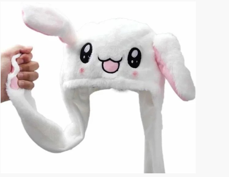 

Шапка Family Pikachu toys soft с двигающими ушками Белая