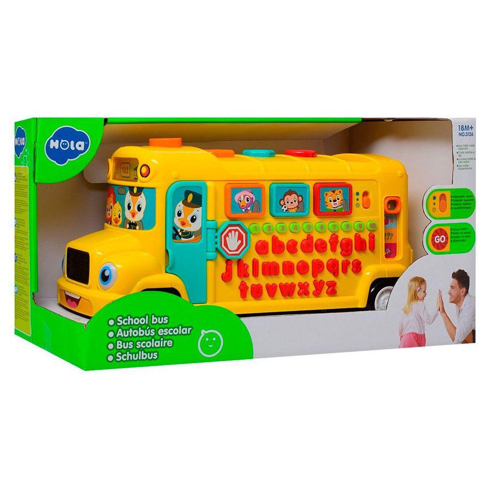 

Детская интерактивная игрушка Hola 3126 Школьный автобус