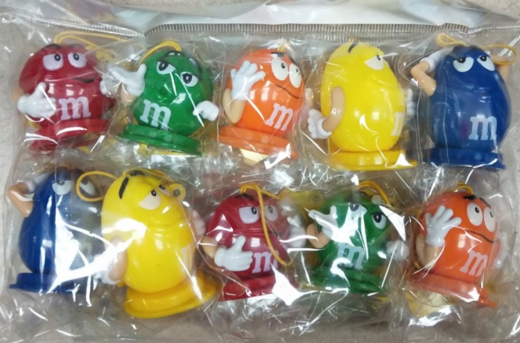 

M & M's набор из 10 фигурок забавные мультяшные персонажы ПВХ 5 см