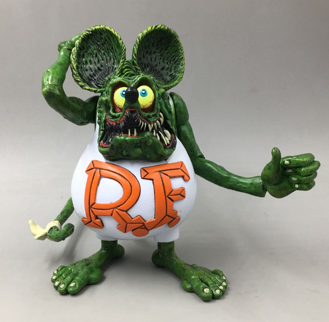 

Rat Fink подвижный ПВХ фигурка коллекционная модель 12 см