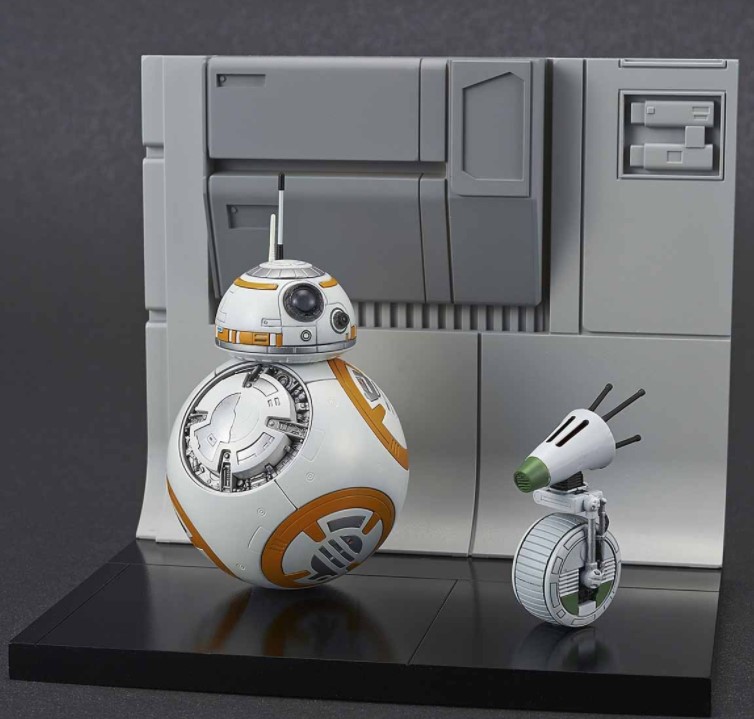 

Набор пластиковых моделей BB-8 и D-O 1/12 из Bandai Star Wars 9 см