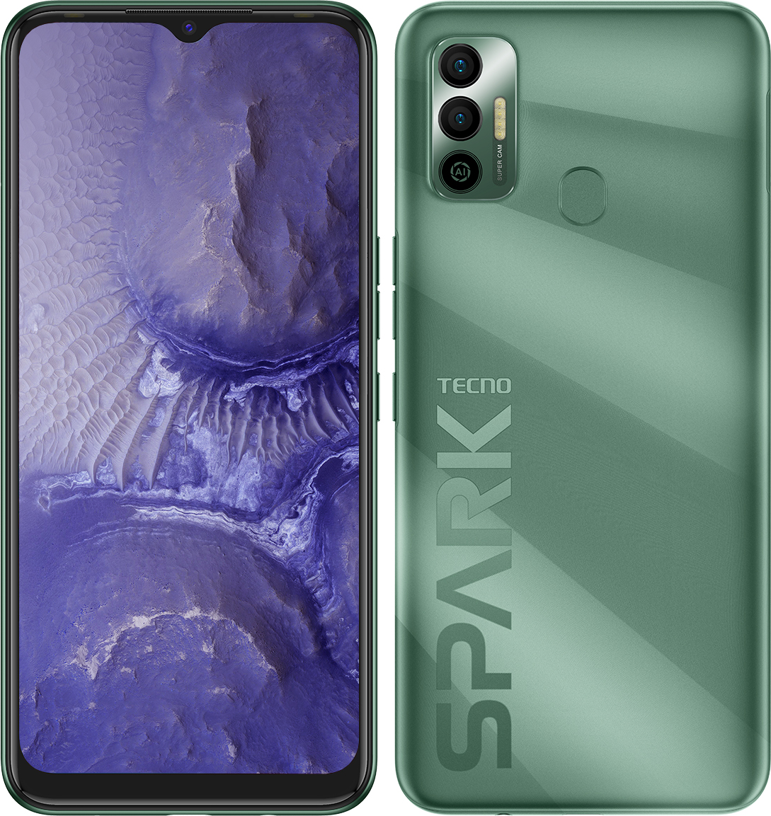 

Мобильный телефон Tecno Spark 7 Go 2/32GB Spruce Green
