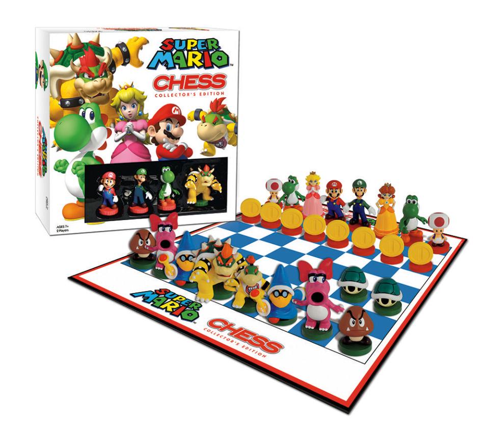 

Оригинал USAopoly Super Mario Настольная игра Chess Collector's Edition 4-8 см