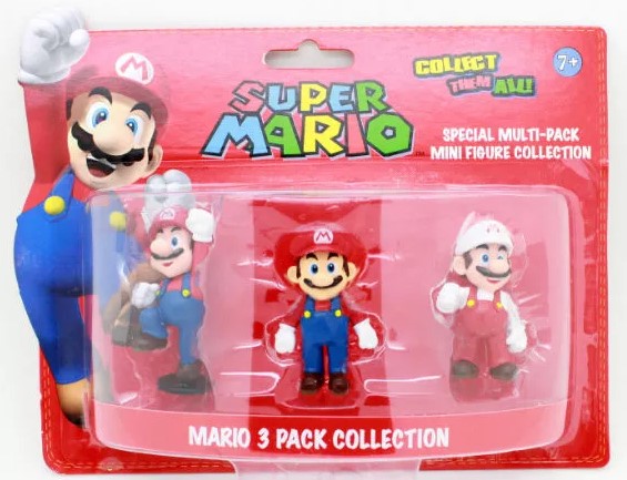 

Super Mario 3 шт. в упаковке Коллекция 2.5 Блистерная 5-7,5 см