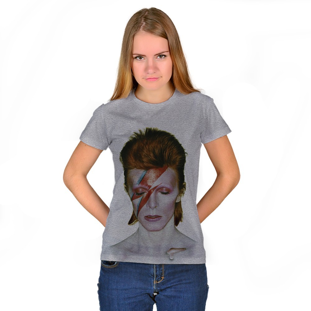 

Футболка Fanbolka David Bowie Дэвид Боуи  Темно-серая меланжевая, Футболка Fanbolka David Bowie Дэвид Боуи M Темно-серая меланжевая