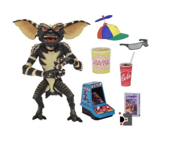 

NECA Фигурка Гремлина геймера Gremlins подвижная фигурка 18 см ПВХ