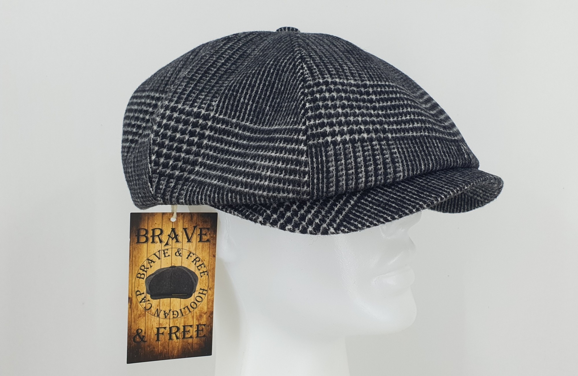 

Кепка восьмиклинка, хулиганка BRAVE&FREE р.59 (Y620-859)