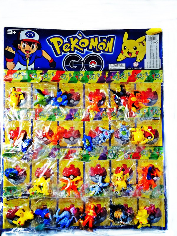 

Набор героев "Pokemon Go/ Покемоны" на блистере микс 24 шт