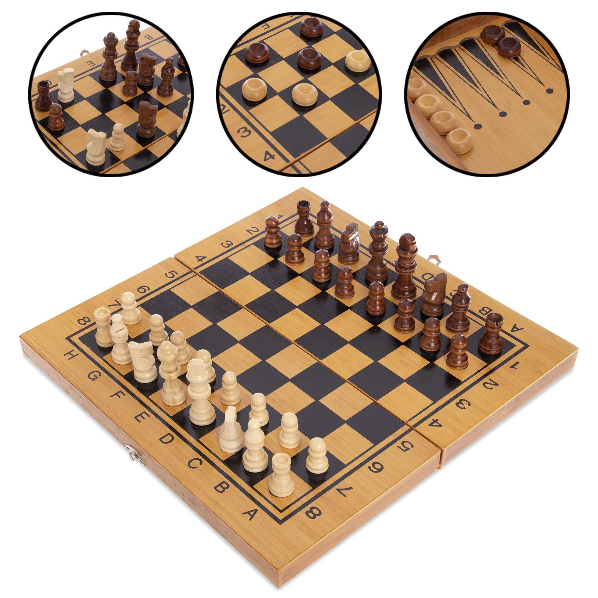 

Набор настольных игр 3 в 1 341-162 шахматы, шашки, нарды
