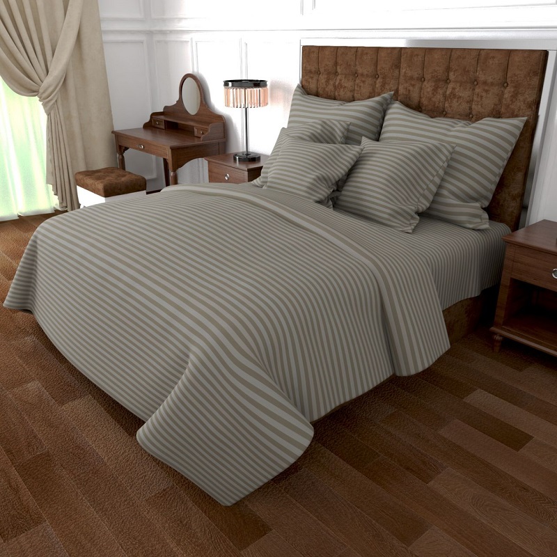 

Комплект постельного белья Уютная Жизнь Бязь Голд Семейный 150x220x2 (K-G-N-0905-grey)