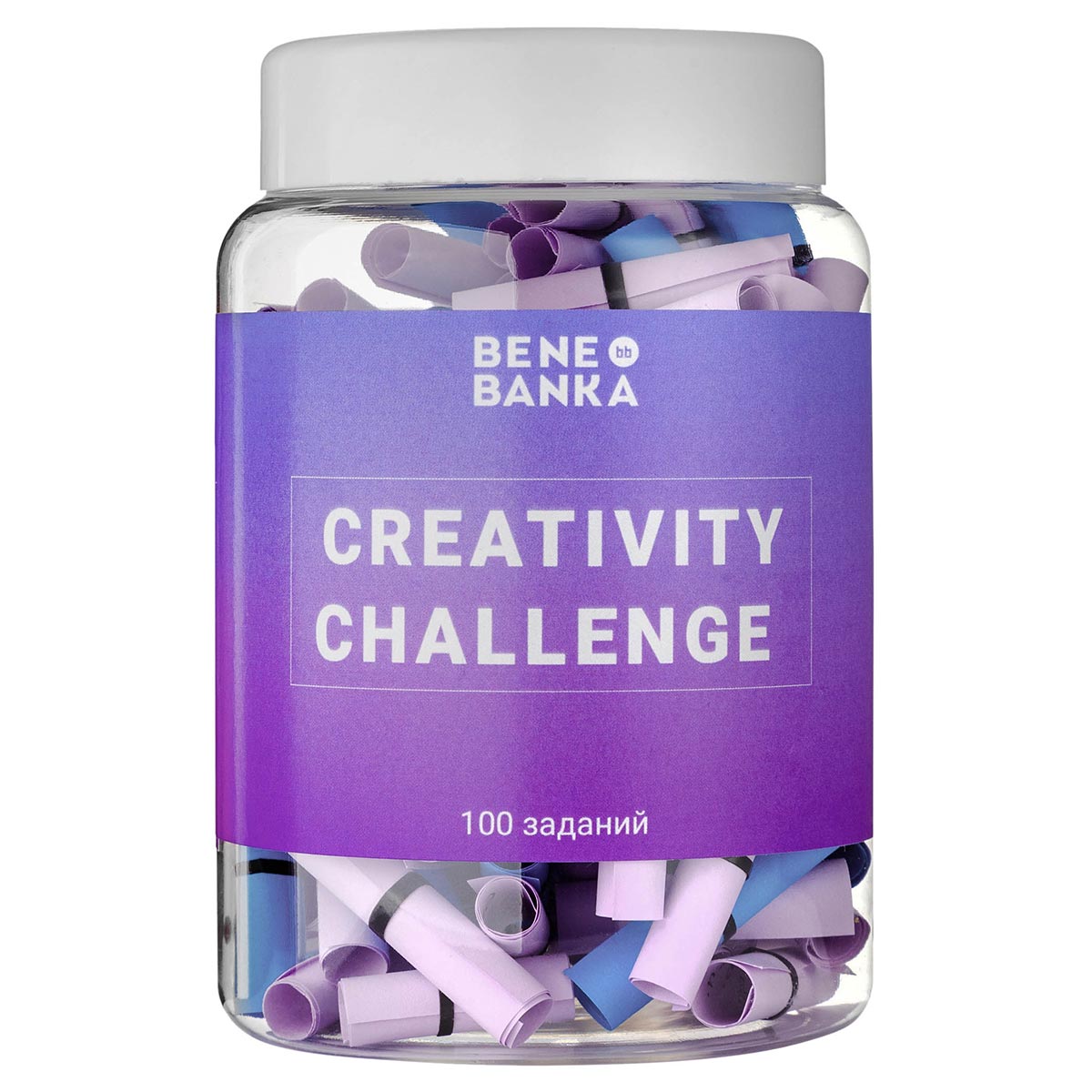 

Банка вдохновляющих заданий Bene Banka «Creativity Challenge» на русском (25836)