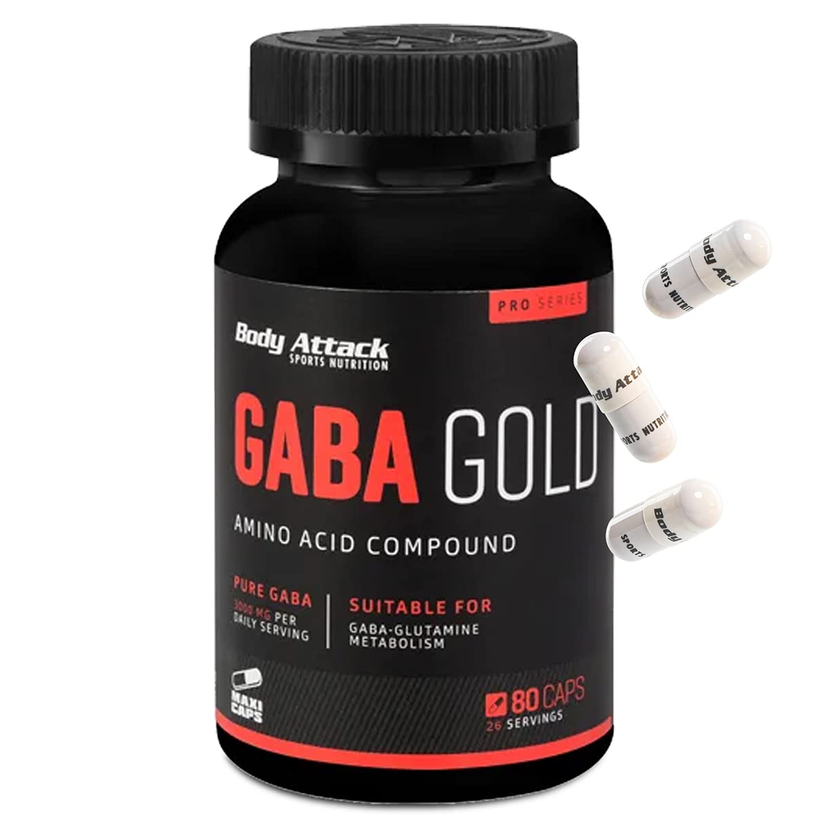 

Специальный продукт Body Attack GABA Gold 80 капсул (4384303687)