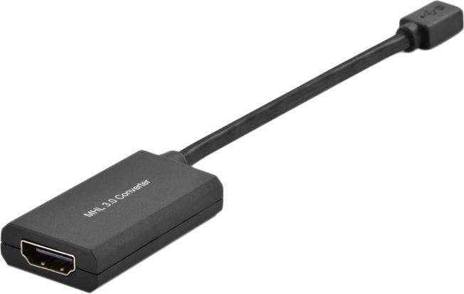 

Адаптер Assmann MHL 3.0 adapter cable, micro USB A, active(Уценка) (AK-300319-001-S SALE#1)