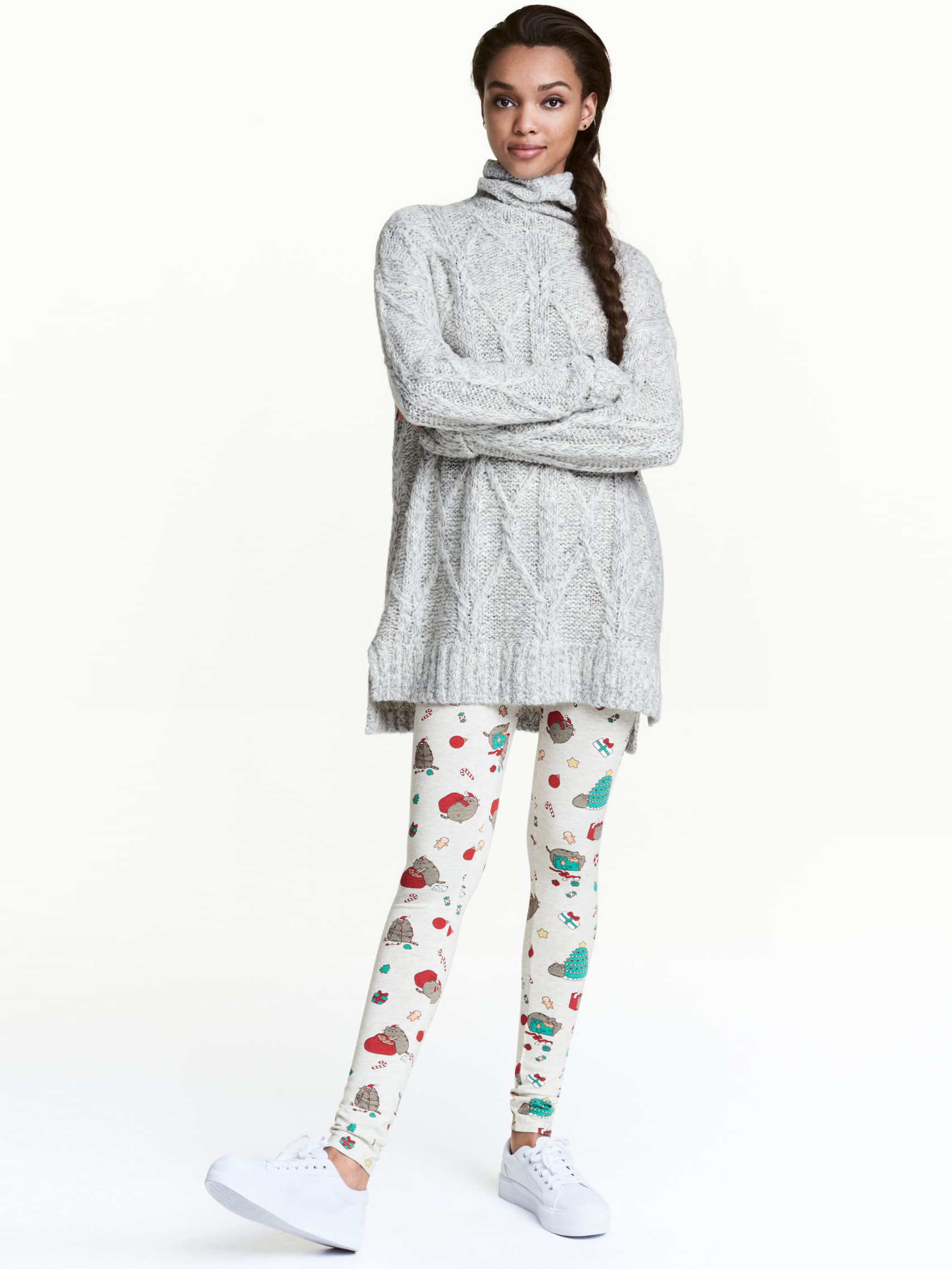 

Леггинсы H&M 8296931 S Серые