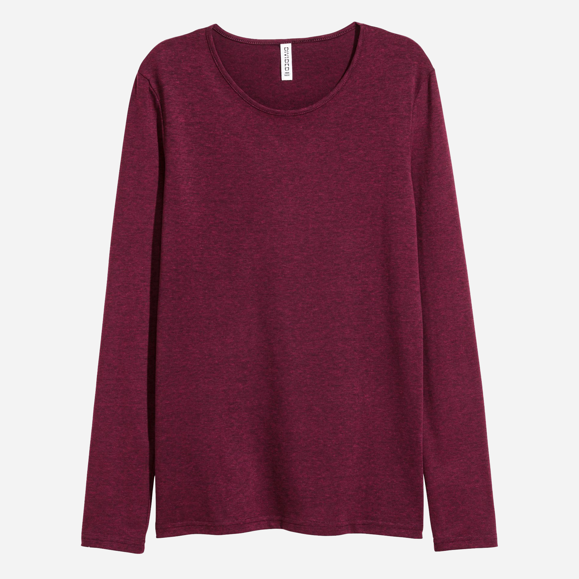 

Лонгслив H&M 6010626 M Бордовый