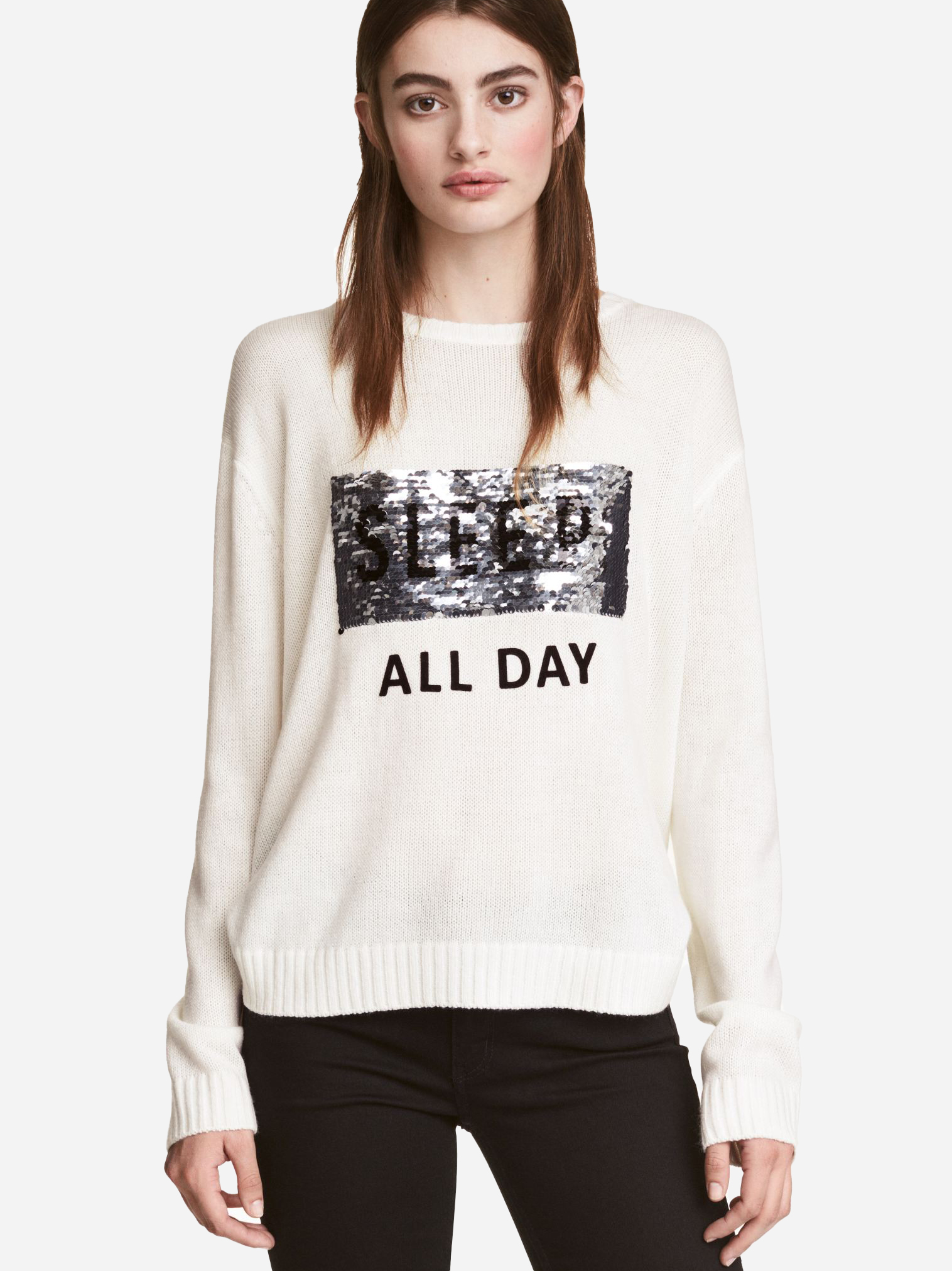 

Джемпер H&M 6595987 L Белый