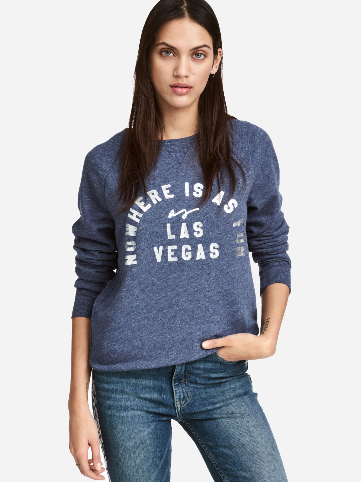 

Свитшот H&M 2253085 L Синий