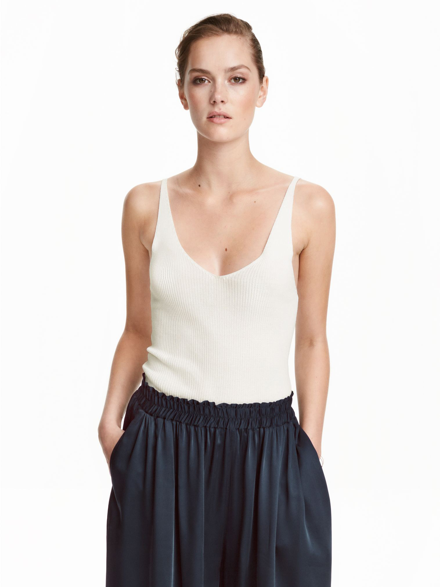 

Майка H&M 8147917 42 Белая
