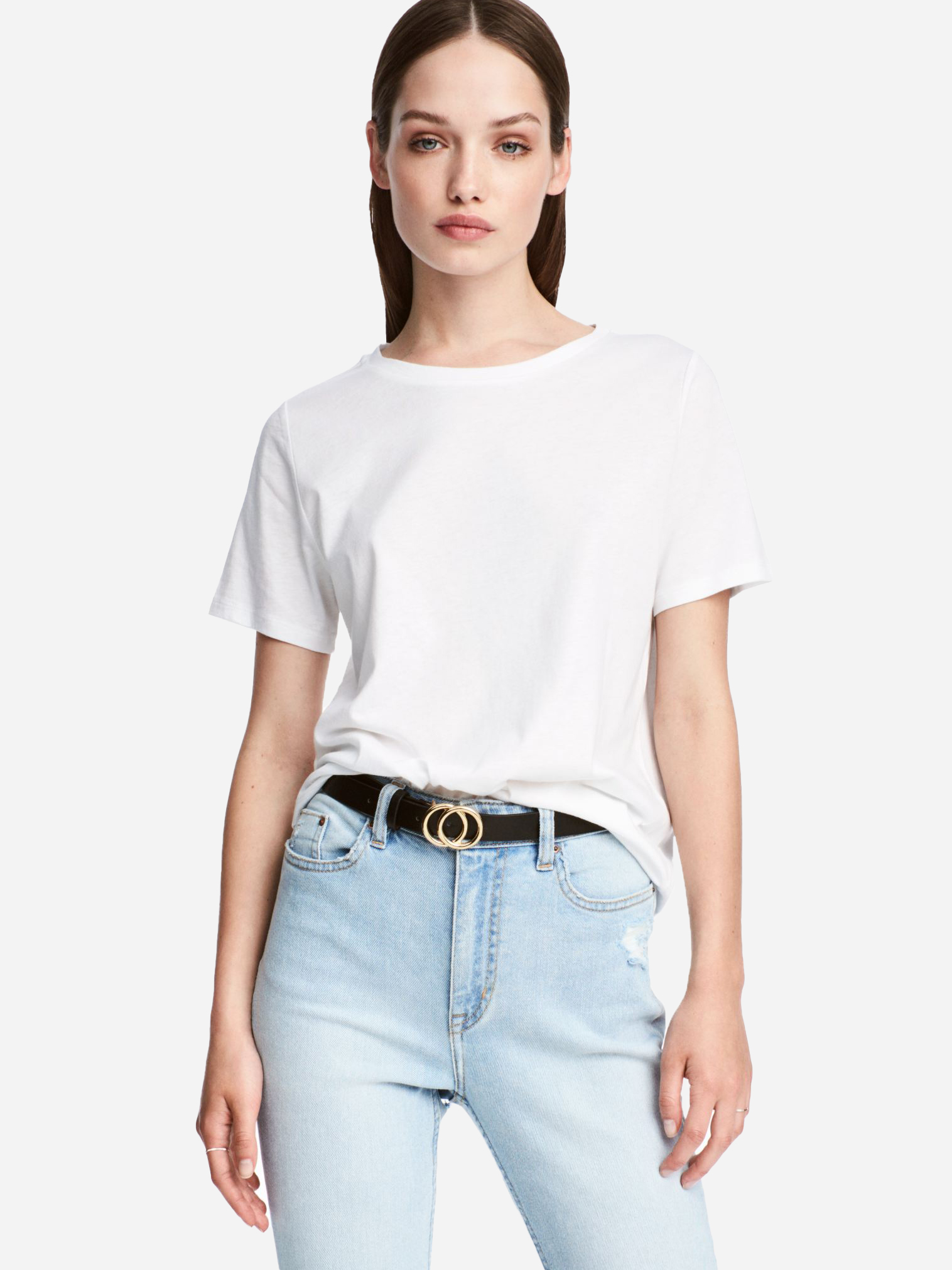 

Футболка H&M 5604406 L Белая