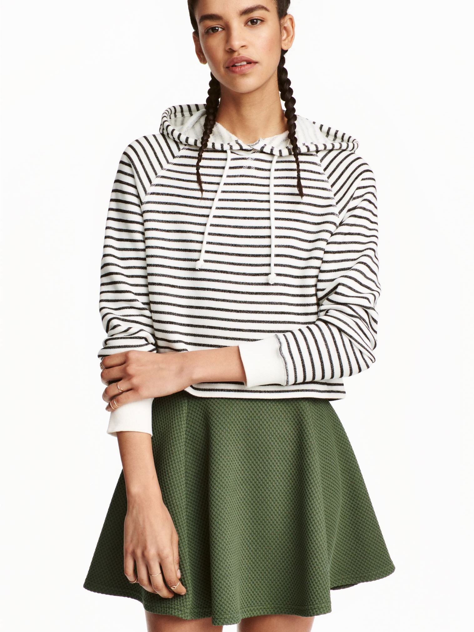 

Юбка H&M 8266374  Хаки, Юбка H&M 8266374 XS Хаки