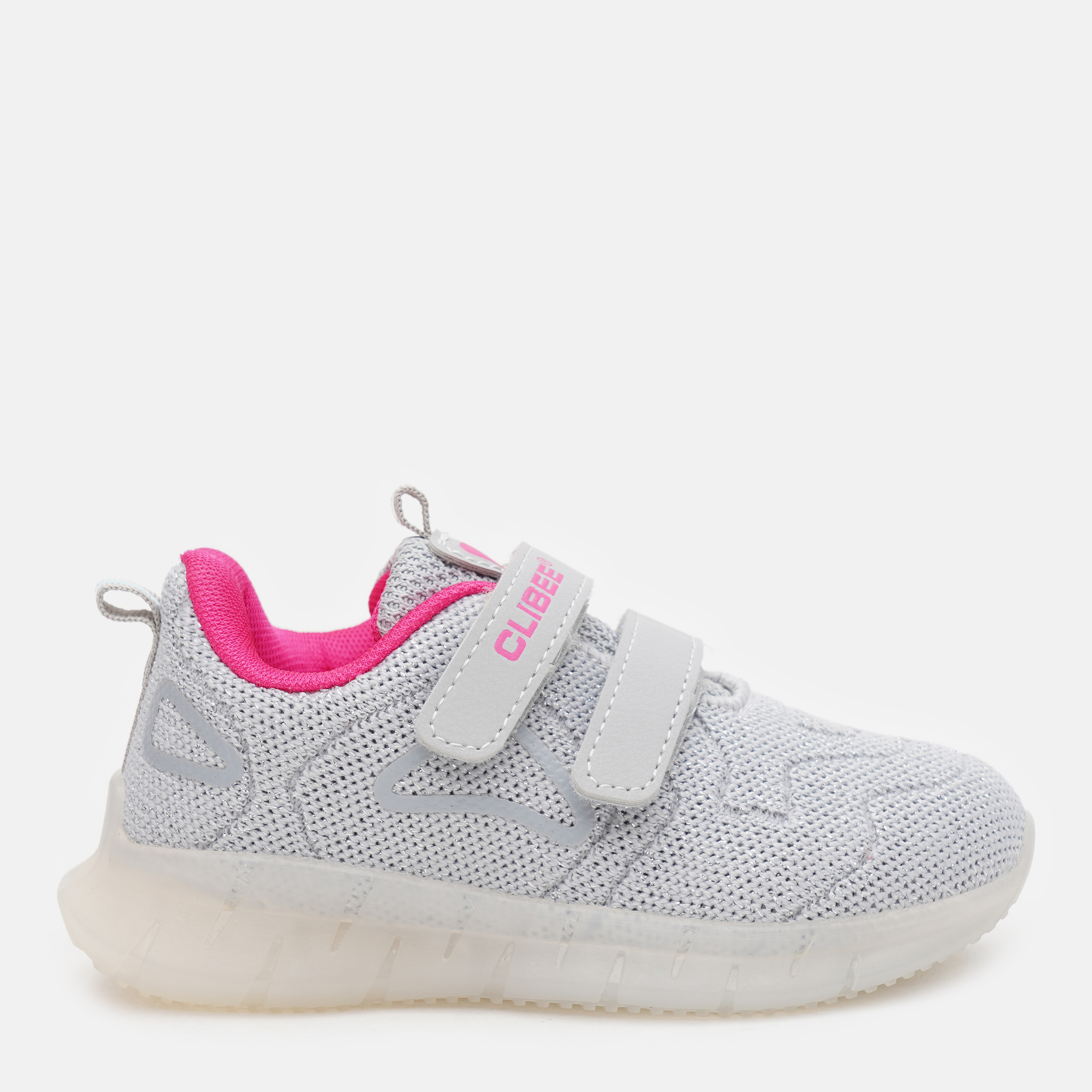 

Кроссовки детские Clibee F6 23 15 см Grey-Peach
