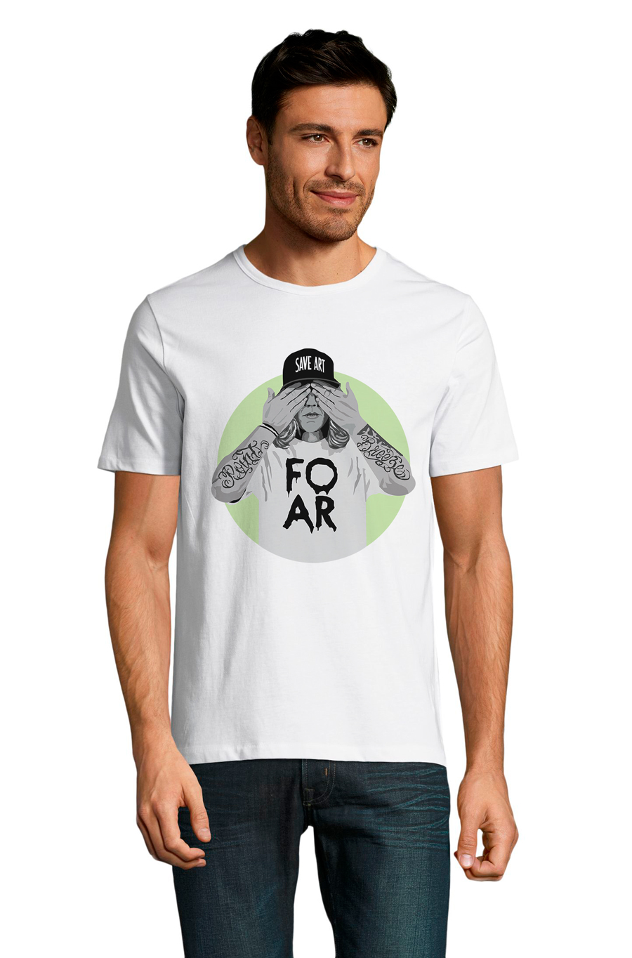 

Футболка OWEAR с Арт принтом 1134-M-WH2-front  Белый, Футболка OWEAR с Арт принтом 1134-M-WH2-front S Белый