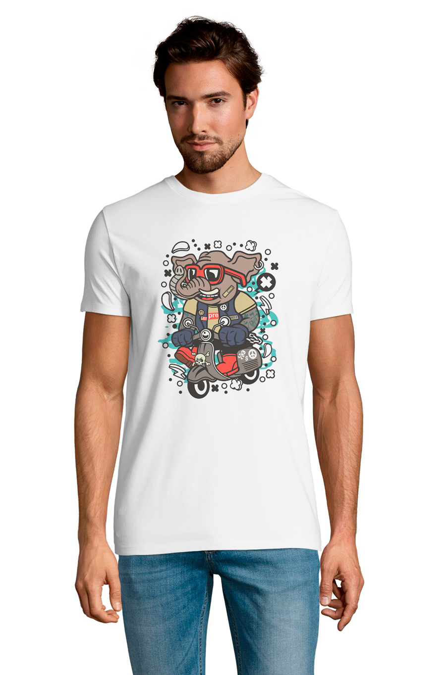 

Футболка OWEAR с Дизайнерским принтом 4751-M-WH3 XXL Белый