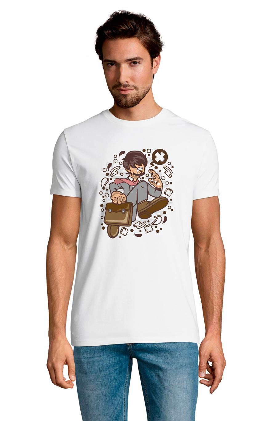 

Футболка OWEAR с Дизайнерским принтом 4862-M-WH3 XXL Белый