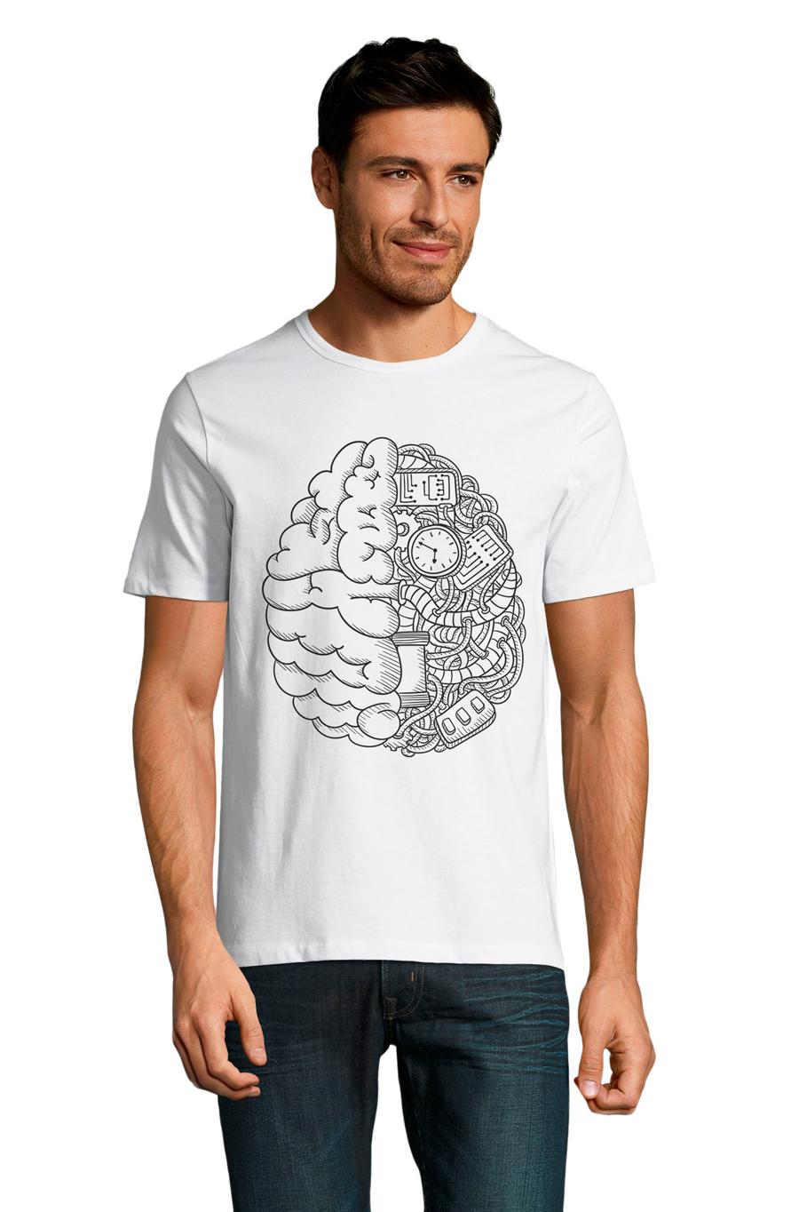 

Футболка OWEAR с Арт принтом 628--WH2-front  Белый, Футболка OWEAR с Арт принтом 628-M-WH2-front M Белый