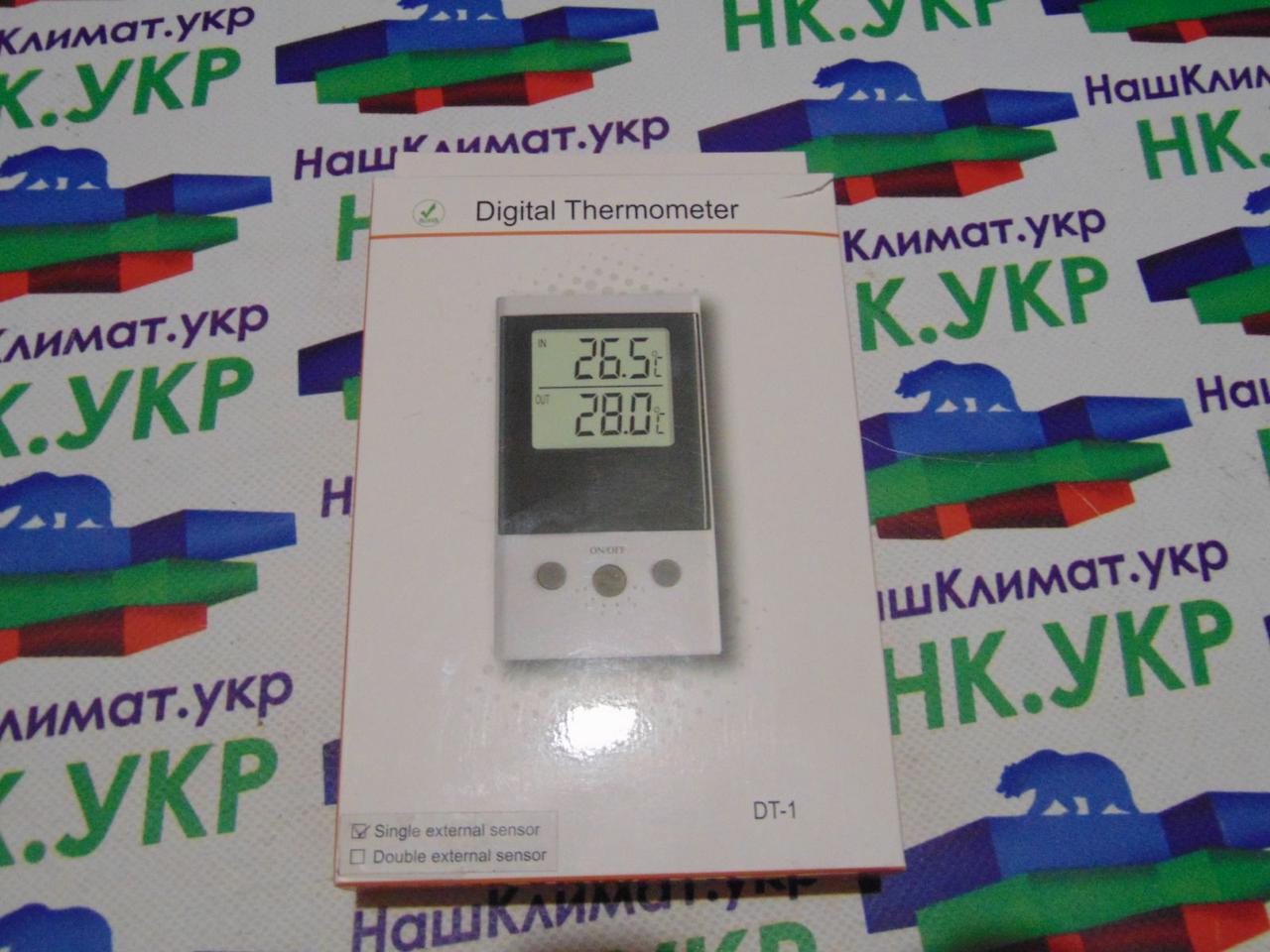 

Цифровой жк термометр двухрежимный dt-1