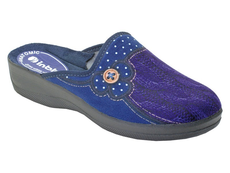 

Женские тапочки Inblu ES-6V синие, 37р.