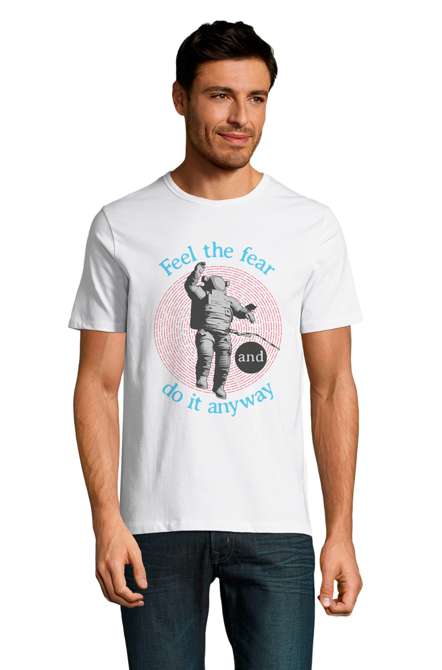

Футболка OWEAR с Космос принтом 3836-M-WH2  Белый, Футболка OWEAR с Космос принтом 3836-M-WH2 S Белый