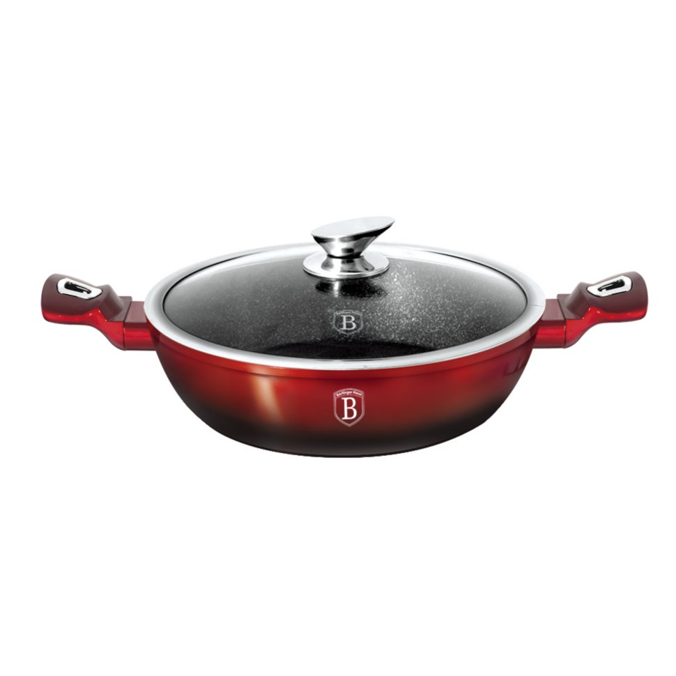 

Сотейник Berlinger Haus Black Burgundy Metallic Line BH-1626N (3,8 л, 28 см)