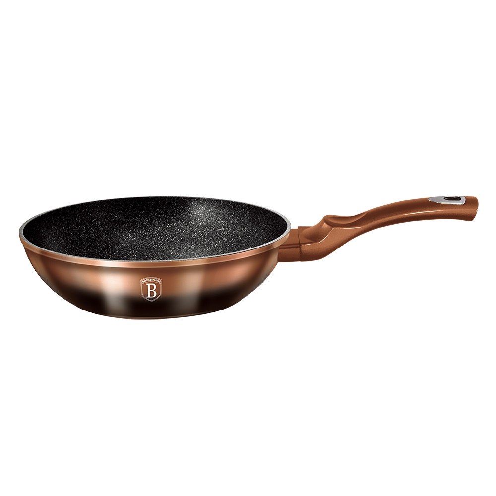 

Сковорода-вок Berlinger Haus Rose Gold Noir Metallic Line BH-1891 (28 см)
