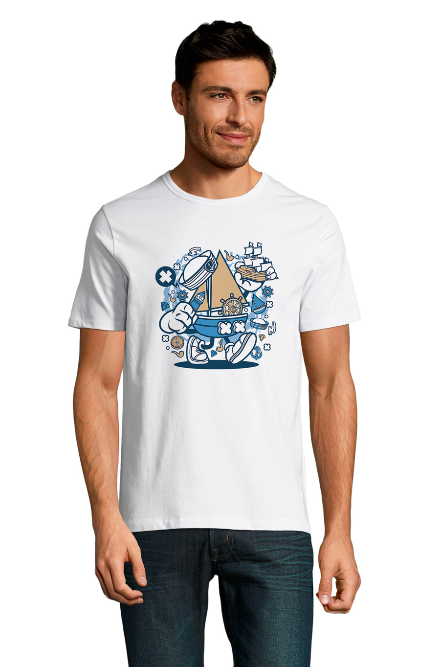 

Футболка OWEAR с Дизайнерским принтом 4643-M-WH2 XXL Белый