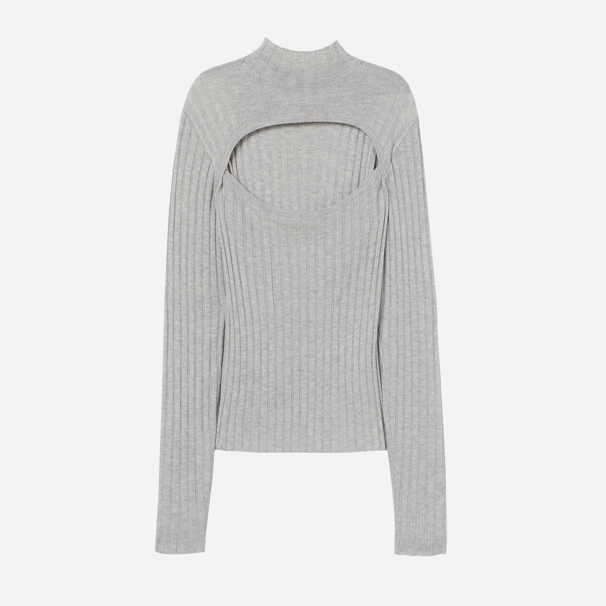 

Водолазка H&M 060765564  Светло-серая, Водолазка H&M 060765564 L Светло-серая