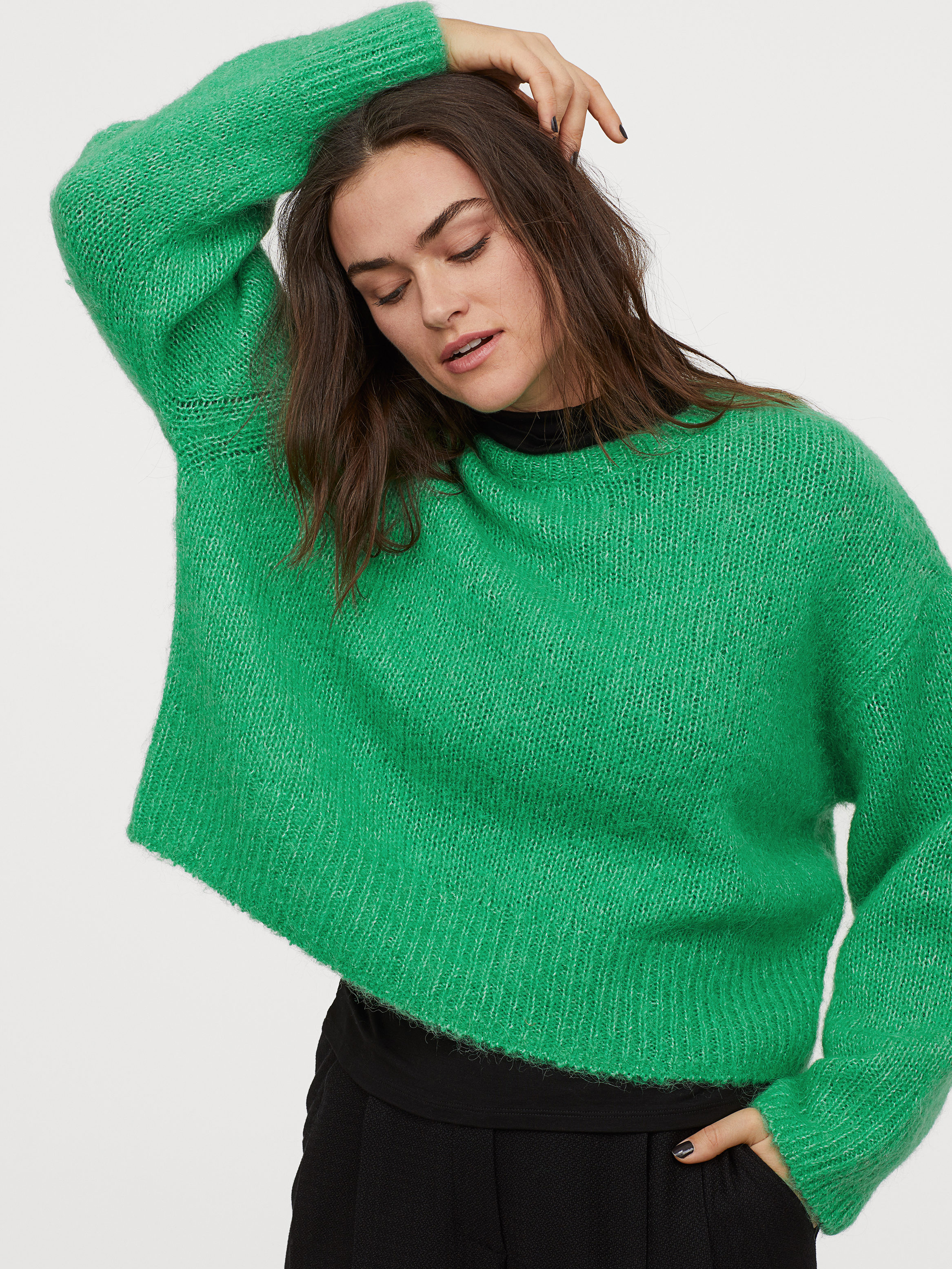 

Джемпер H&M 060777148 XS Зеленый