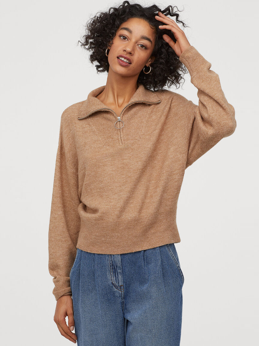 

Свитер H&M 060820563  Темно-бежевый, Свитер H&M 060820563 XL Темно-бежевый