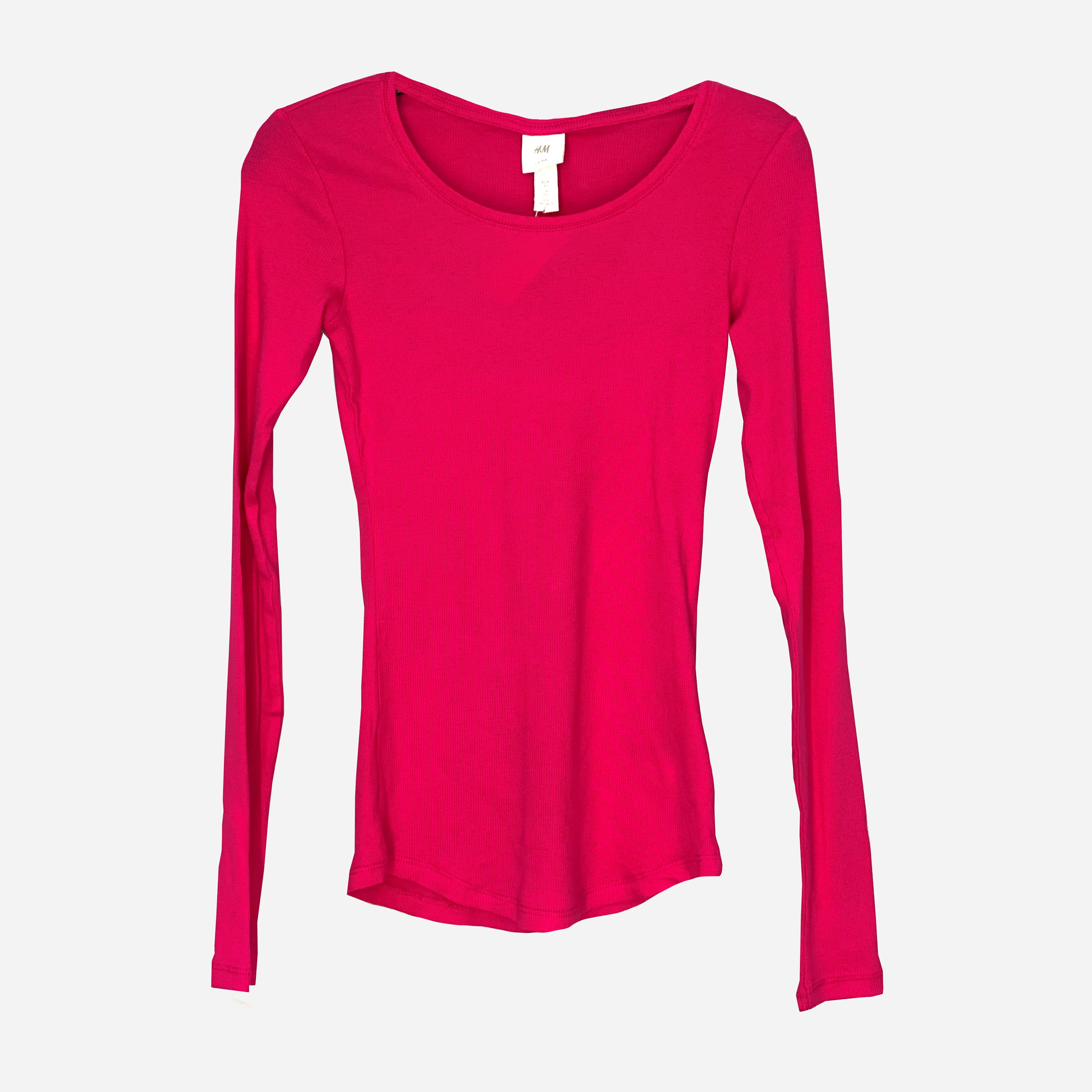

Лонгслив H&M 060516000_poloskapink XS Розовый
