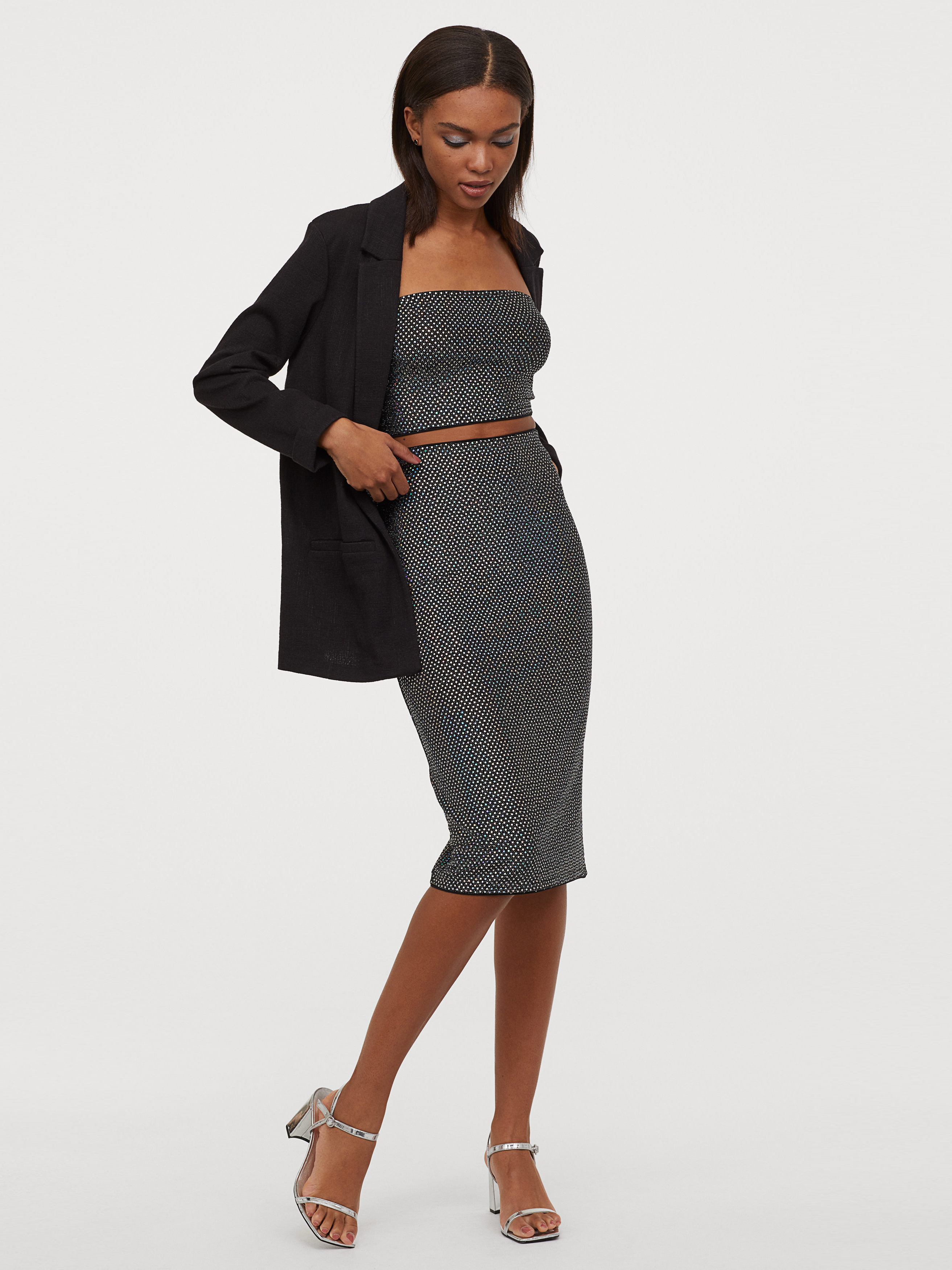 

Топ H&M 060852162 М Черный