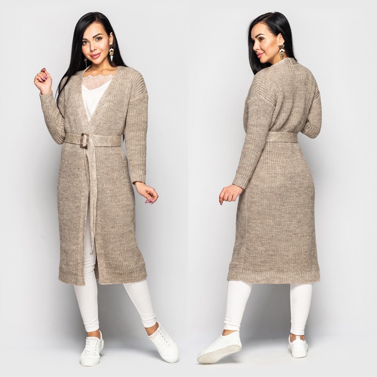 

Кардиган женский Larionoff - бежевый, Кардиган женский Larionoff 42-46 бежевый