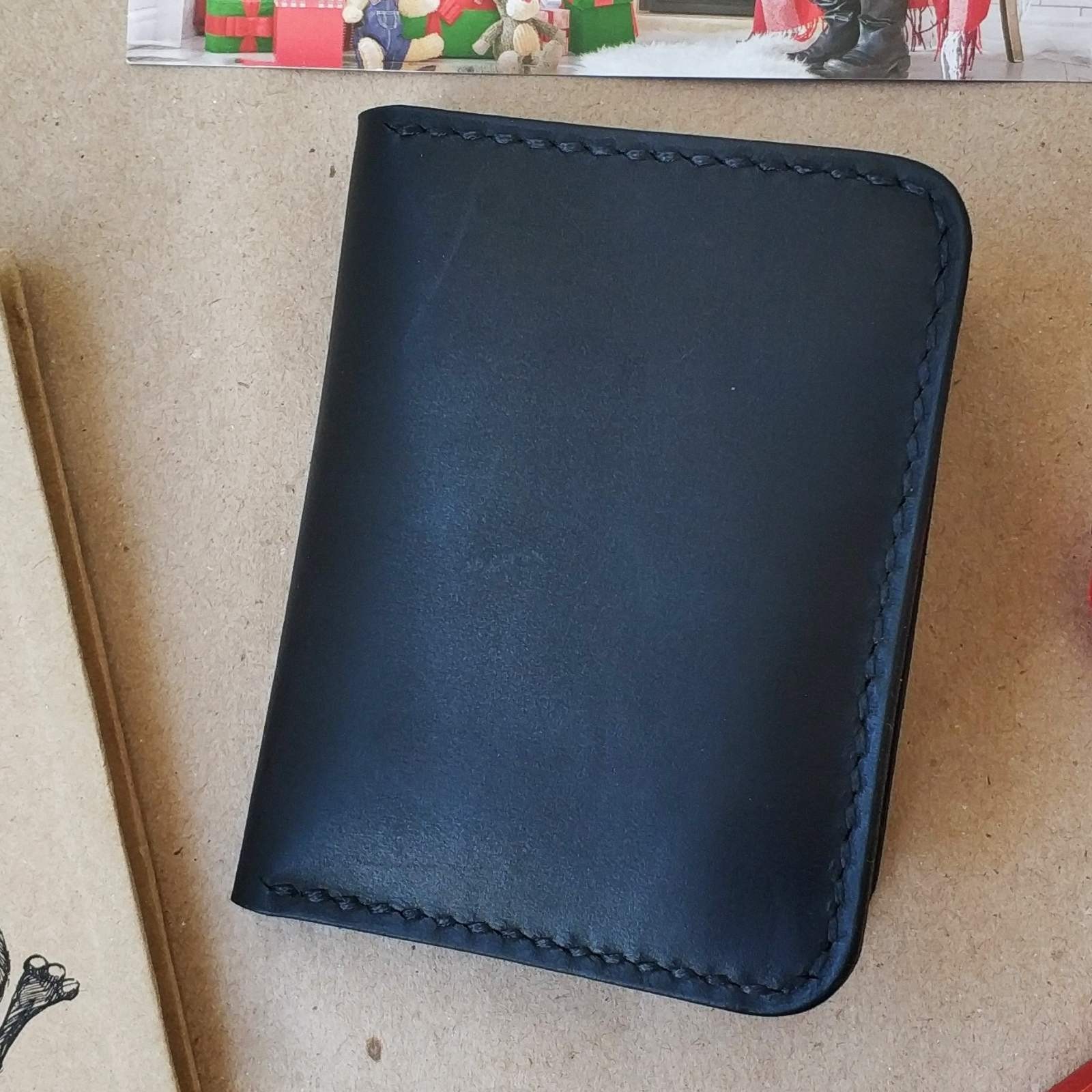 

Портмоне с зажимом Stedley leather 20101 Чёрное