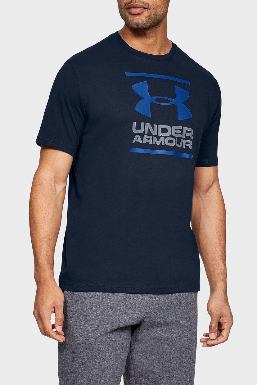 

Мужская синяя футболка UA GL Foundation SS T Under Armour  1326849-408, Мужская синяя футболка UA GL Foundation SS T Under Armour M 1326849-408
