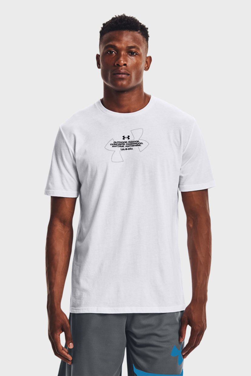 

Мужская белая футболка UA BASKETBALL PHOTO SS Under Armour XXL 1366579-100