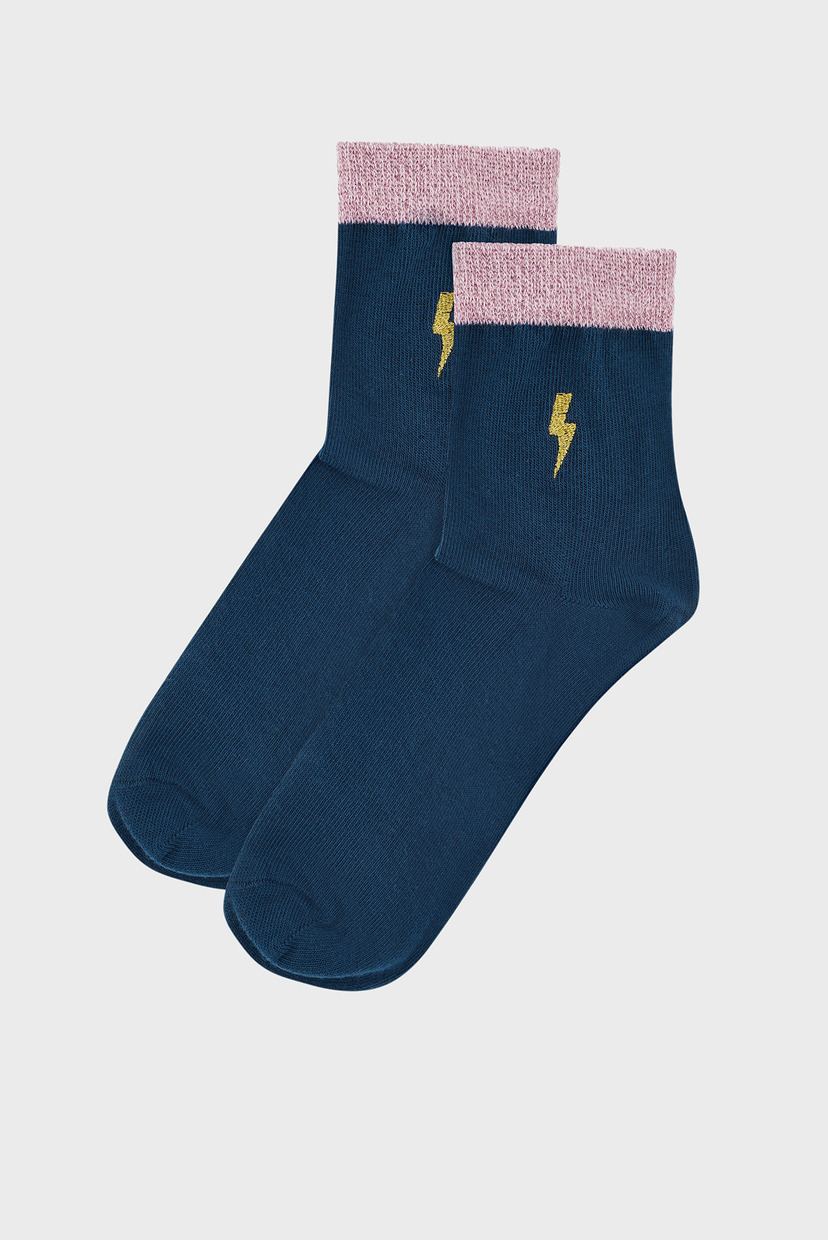 

Женские синие носки LIGHTNING BOLT SOCK Accessorize OS 996030
